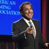 Steve Wynn gives a keynote address during the Global Gaming Expo at the Sands Expo on Tuesday, Sept. 30, 2014. 