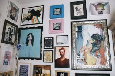 A look inside James Chaps house to see his vast art collection on September 25, 2014.