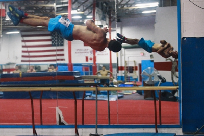Potential candidates try out at public auditions to be part of Cirque Du Soleil productions took place at the Academy of Gymnastics and Dance on September 26, 2014.