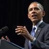President Barack Obama speaks about the economy, Thursday, Oct. 2, 2014, at Northwestern University in Evanston, Ill.