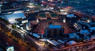 The inaugural Route 91 Harvest country music festival on Friday, Oct. 3, 2014, at MGM Resorts Village.