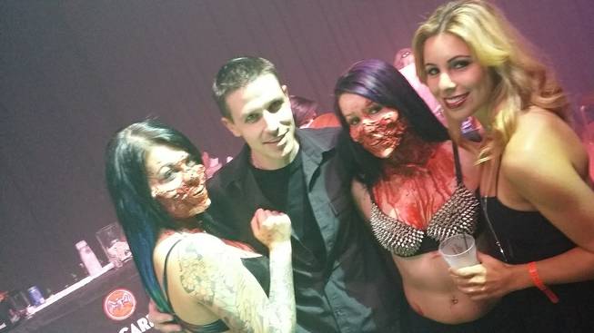 Fright Dome owner Jason Egan attends the Fright Dome grand opening Friday, Oct. 3, 2014, at Circus Circus.