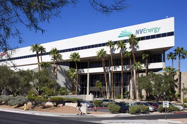 Exterior view of the NV Energy building Monday, Oct. 20, 2014, in Las&nbsp;Vegas.