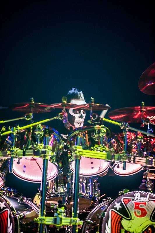 Five Finger Death Punch at The Joint on Friday, Oct. 24, 2014, in Hard Rock Hotel Las Vegas. Drummer and co-founder Jeremy Spencer is pictured here.