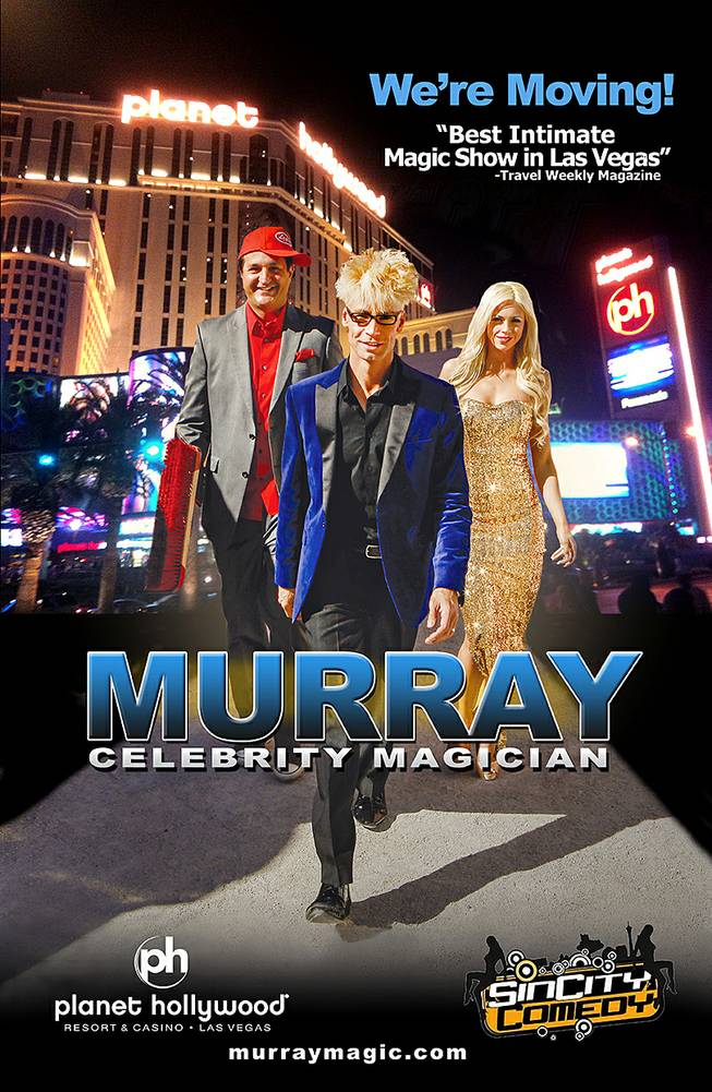 The new poster promoting Murray Sawchuck's upcoming residency at Sin City Theater at Planet Hollywood.