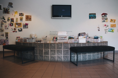 The Art Bar at the Marjorie Barrick Museum in Las Vegas, Nev on Nov. 14, 2014.