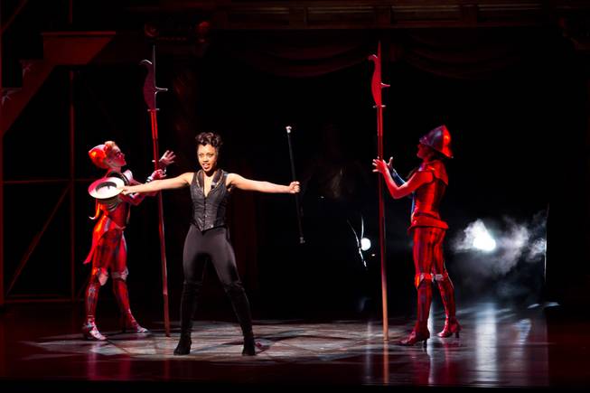 Sasha Allen as Leading Player in the American Repertory Theater production of “Pippin” on Tuesday, Nov. 25, 2014, at the Smith Center.