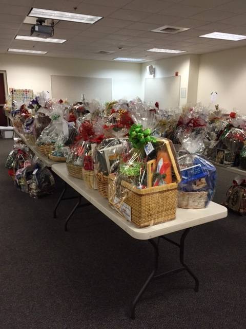 Gift baskets will be up for bid through a silent auction. 