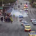 2014 NASCAR Victory Lap on Las Vegas Strip