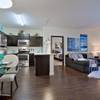 An interior view of a model home at Domain apartment complex, 831 Coronado Center Drive, in Henderson.