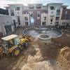 A pool is under construction at Elysian at the District at Green Valley Ranch, an apartment complex at 2151 Village Walk Drive, on Wednesday, Dec. 10, 2014.