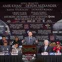 Amir Khan and Alexander At Final News Conference