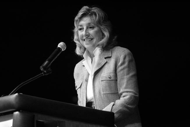 Congresswoman Dina Titus in black and white