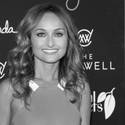 Giada De Laurentiis in black and white