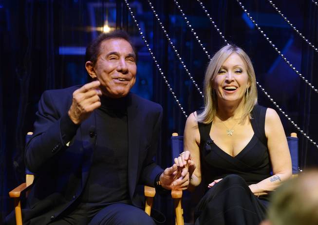 Steve Wynn and choreographer Marguerite Derricks attend the press conference for “Steve Wynn’s Showstoppers” in Encore Theater on Saturday, Dec. 20, 2014, in Wynn Las Vegas.