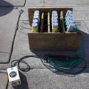 Fireworks preparation on the Strip