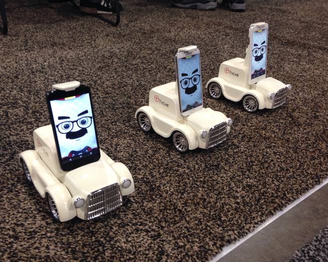 Tyche Teaching Robot on display at the Sands Expo & Convention Center on Friday, Jan. 9, 2015, in Las Vegas.