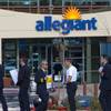 Allegiant Air pilots picket in front of the Allegiant Air headquarters in Summerlin Tuesday, Jan. 13, 2015. Pilots, represented by the Teamsters union, have been in contract negations with the company for two years, a union representative said.