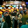 Lines stretch toward the door for Super Bowl sports betting at the Westgate Las Vegas on Saturday, Jan. 31, 2015.