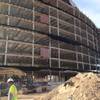 Workers prepare the Gramercy's nine-story residential tower Wednesday, Feb. 11, 2015, for implosion. The southwest Las Vegas building is scheduled to be toppled at 8 a.m. Sunday.