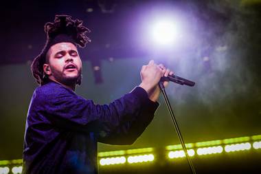 The Weeknd at Drai’s Nightclub in February 2015