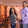 Owners Ava and Raffi Mucikyan pose at the Salt Room, a spa and halotherapy center in Summerlin, Monday, Feb. 16, 2015.