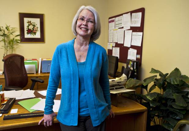 Susan Adamek, the Director of the Education Department at St. Rose Dominican Hospitals on Thursday, February 5, 2015.