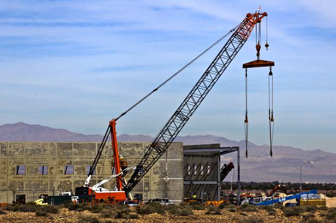 After years of sitting dormant, UNLV's Harry Reid Research & Technology Park is finally breaking ground on two construction sites on Thursday, February, 19, 2015.