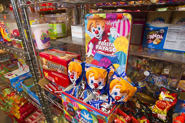Mexican candy is displayed in Christy's Candy Shop at the Boulevard Mall Sunday, March 1, 2015.