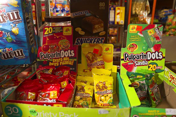 Mexican candy is displayed in Christy's Candy Shop at the Boulevard Mall Sunday, March 1, 2015.