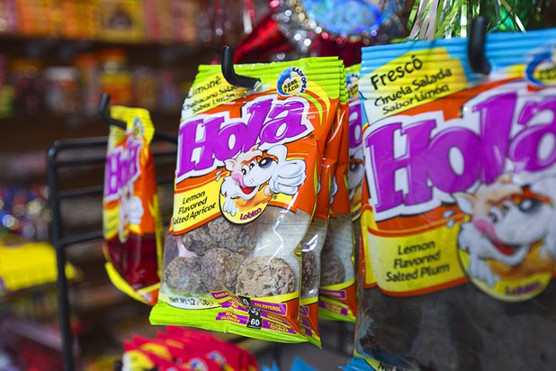 Saladitos are displayed in Christy's Candy Shop at the Boulevard Mall Sunday, March 1, 2015.
