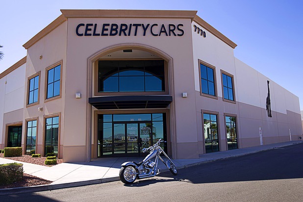 An exterior view of Celebrity Cars Las Vegas Wednesday, March 4, 2015. The company recently moved from a showroom at the Palazzo to a new 20,000 sq. ft. showroom at 7770 Dean Martin Drive. STEVE MARCUS.