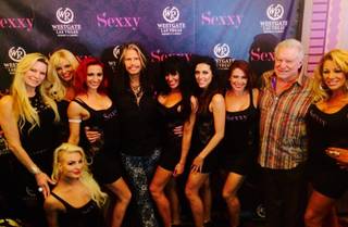 Aerosmith rocker Steven Tyler at Jennifer Romas’ “Sexxy” at Westgate Las Vegas.