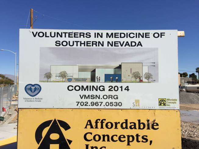 Volunteers in Medicine of Southern Nevada is opening a second free clinic downtown, on the corner of North Martin Luther King Boulevard and Madison Avenue, in late summer.