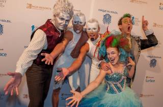 Cirque du Soleil's 'One Night for One Drop' blue carpet Friday, March 20, 2015, at 1 OAK in the Mirage.