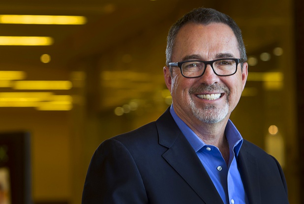 Terry Downey, president and general manager of Aliante, poses in the lobby of the hotel in North Las Vegas Wednesday, March 25, 2015.
