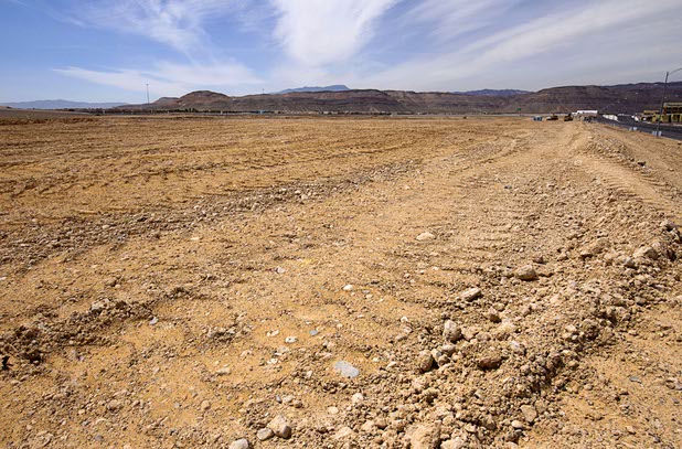 A view of the IKEA Las Vegas construction site at Durango Drive and Sunset Road in the Southwest valley Sunday, April 5, 2015.