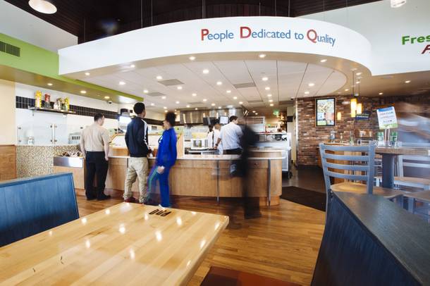 The newly opened PDQ on Craig Road.