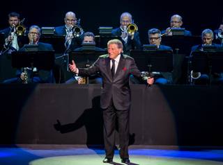 Tony Bennett performs classic jazz standards from their album “Cheek to Cheek” on Friday, April 10, 2015, at Axis at Planet Hollywood.
