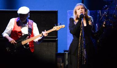 Fleetwood Mac performs Saturday, April 11, 2015, at MGM Grand Garden Arena.