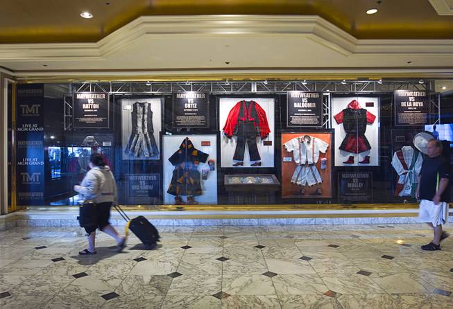 Boxing Merchandise on Display at MGM