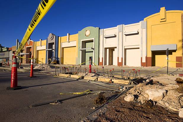 A view of remodeling work on the exterior of the Boulevard Mall is shown Tuesday, April 28, 2015. The mall, built in 1965, was sold to Sansone Companies in late 2013.
