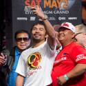 Mayweather and Pacquiao Make Weight for Fight