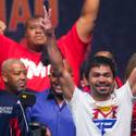 Mayweather and Pacquiao Make Weight for Fight