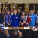 Hillary Clinton Discusses Immigration Reform at Rancho