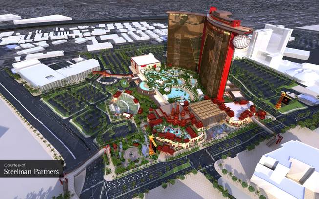 A rendering of Resorts World Las Vegas.