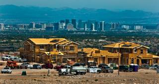 Land prices are rising in Summerlin like this area off of S. Fox Hill Drive, making them far more expensive that land around the valley on Thursday, May 14, 2015.  L.E. Baskow