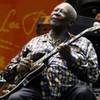 In this June 26, 2010, photo, B.B. King performs during the Crossroads Guitar Festival in Chicago. King died Thursday, May 14, 2015, peacefully in his sleep at his Las Vegas home at age 89, his lawyer said. 
