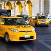 Yellow Checker Star Transportation is among local cab companies using a new "kabit" button, installed in more than 200 businesses, which eliminates customers having to call for pickup.