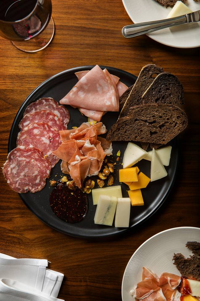 Charcuterie and cheese at Hexx Kitchen + Bar at Paris Las Vegas.